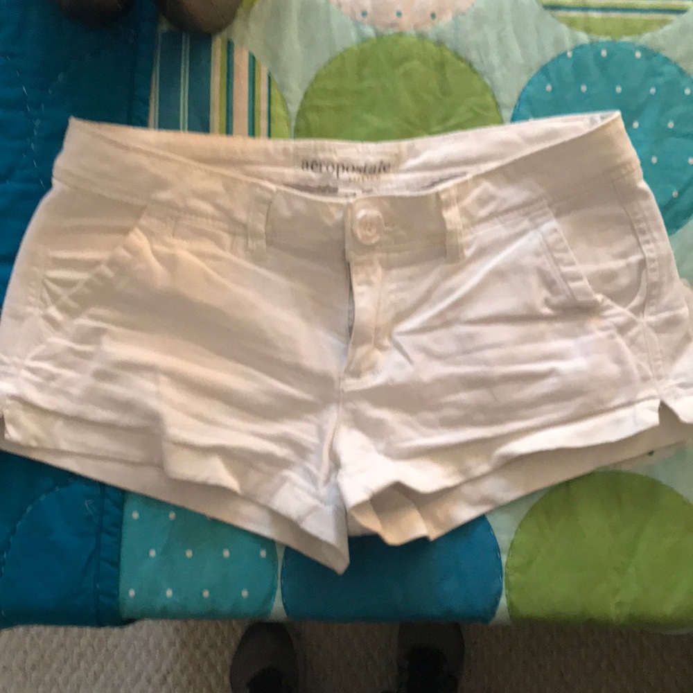Aeropostale white shorts